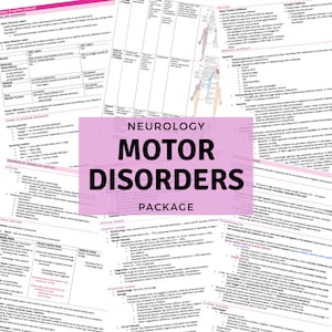 Parkinson, Huntington & other Motor/Movement Disorders
