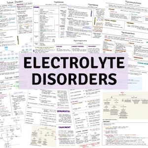 Electrolyte Disorders