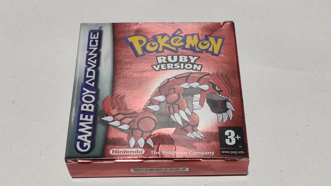 Pokemon Ruby Version game Boy Advance GBA Complete in Box Etsy