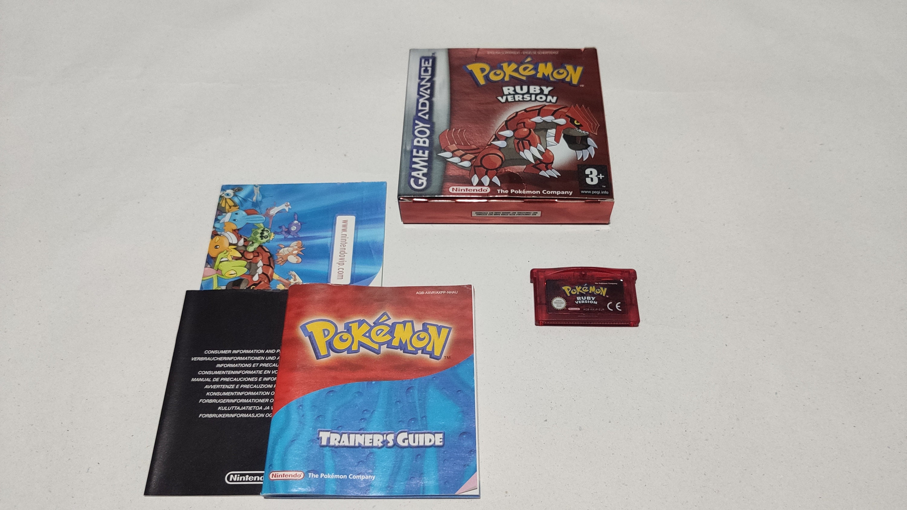 Pokemon Ruby Version game Boy Advance GBA Complete in Box Etsy