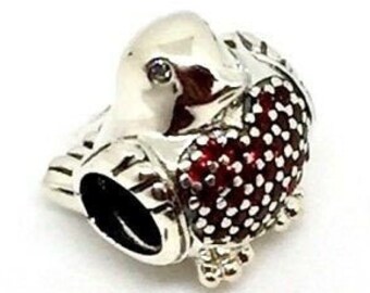 Pandora Robin Charm - Etsy UK