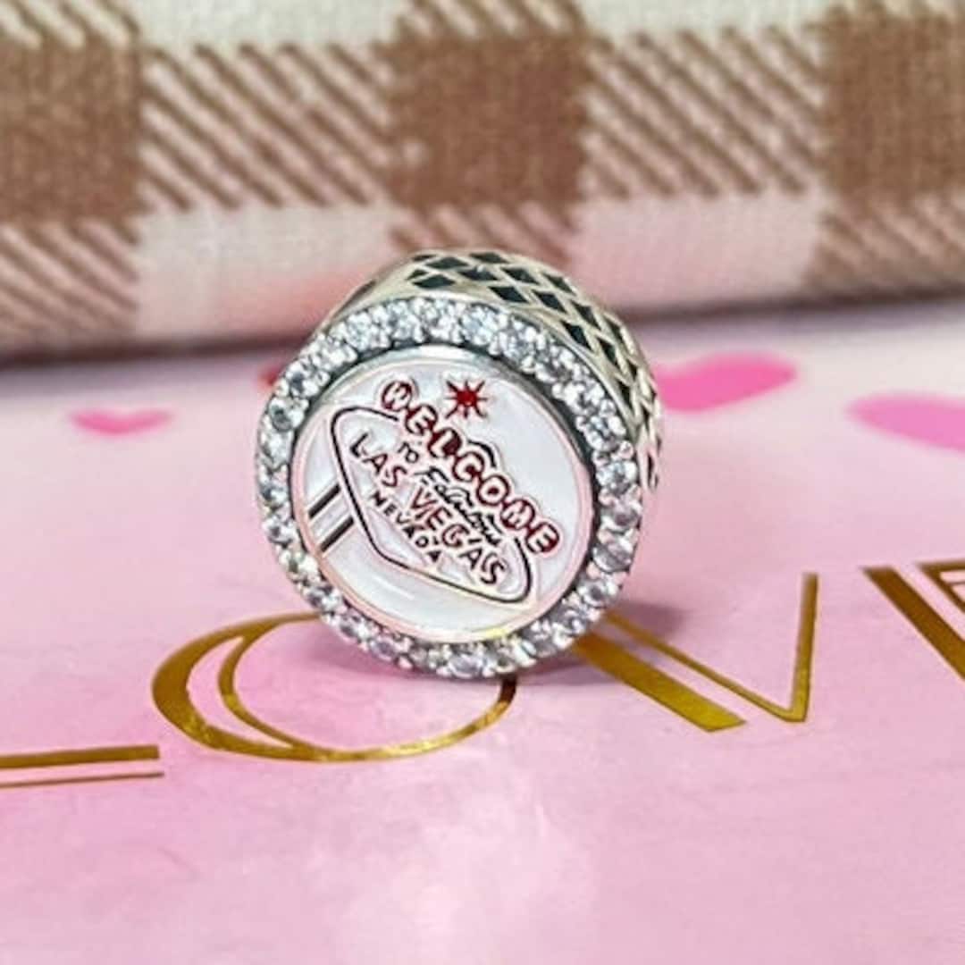 Pandora Charm,2021 New Las Vegas Sign Charm Fits All Bracelets