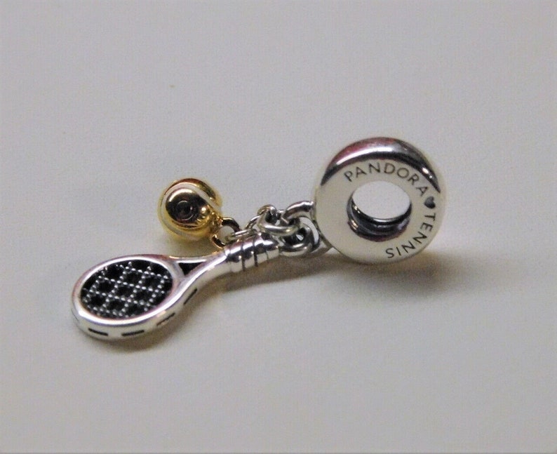 Pandora Tennis Racket and Ball Dangle Charm 769026C01 Pandora Etsy
