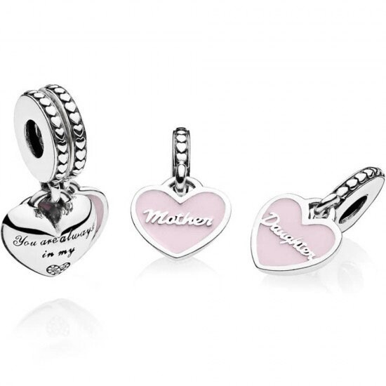 Pandora Mother and Daughter Hearts 