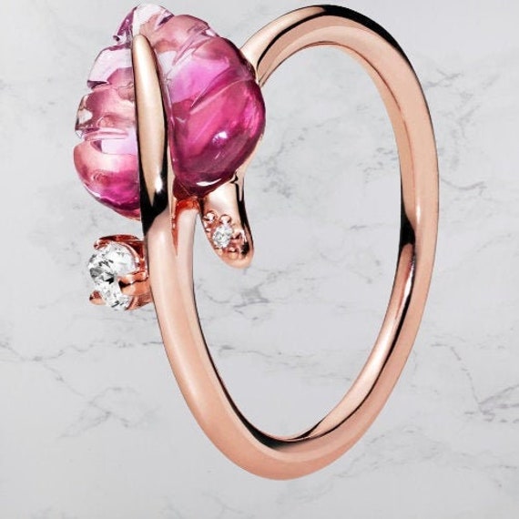 Top more than 82 pandora leaf ring rose gold super hot vova.edu.vn
