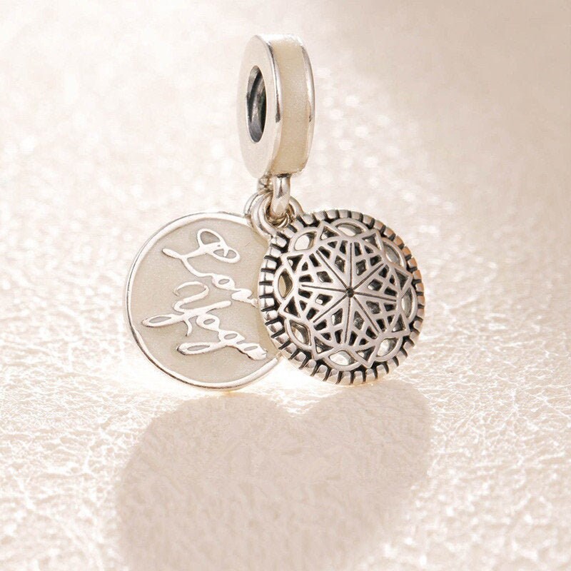PANDORA True Yoga Dangle Charm Silver Enamel 796205EN23 925 Etsy UK