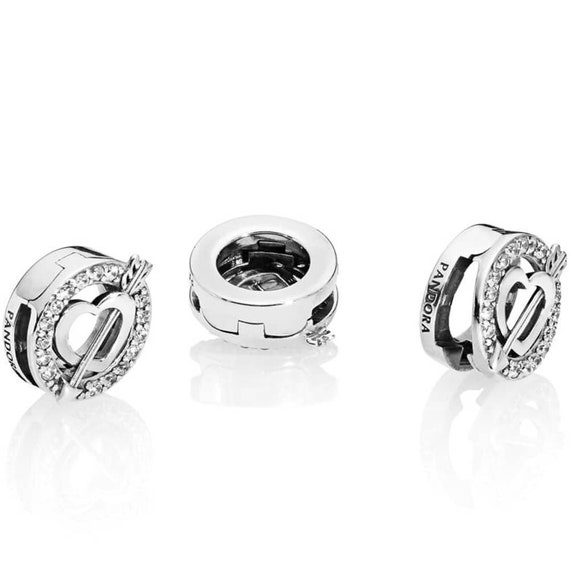 Reflexions Asymmetric Heart And Arrow Clip Charm 797793CZ, charms for pandora bracelet with gift pouch, valentine charms for her Reflexions Asymmetric Heart And Arrow Clip Charm 797793CZ, charms for pandora bracelet with gift pouch, valentine charms for her