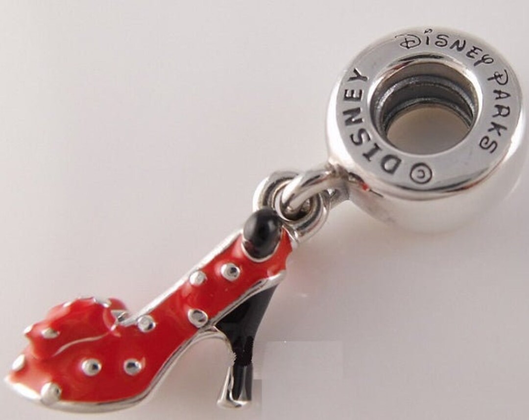 Disney Minnie Mouse Shoe Charms amuletos rojos - Etsy