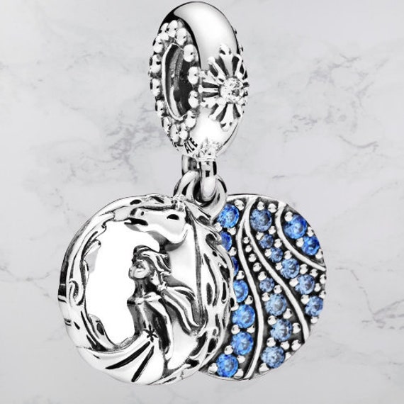 Pandora charm Disney Frozen Elsa & Dangle Charm - Etsy España