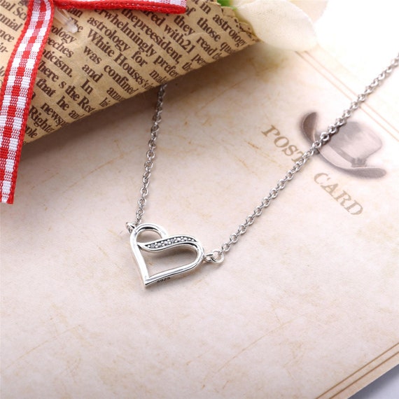 Pandora Necklace Jewellery Ribbon Open 