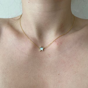 Mother of Pearl Star Blossom Necklace -  Australia