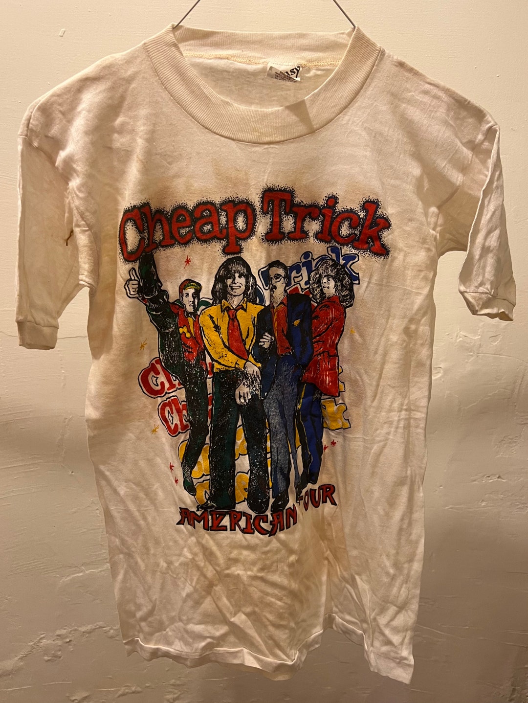 Vintage Cheap Trick Concert Band Tshirt Etsy