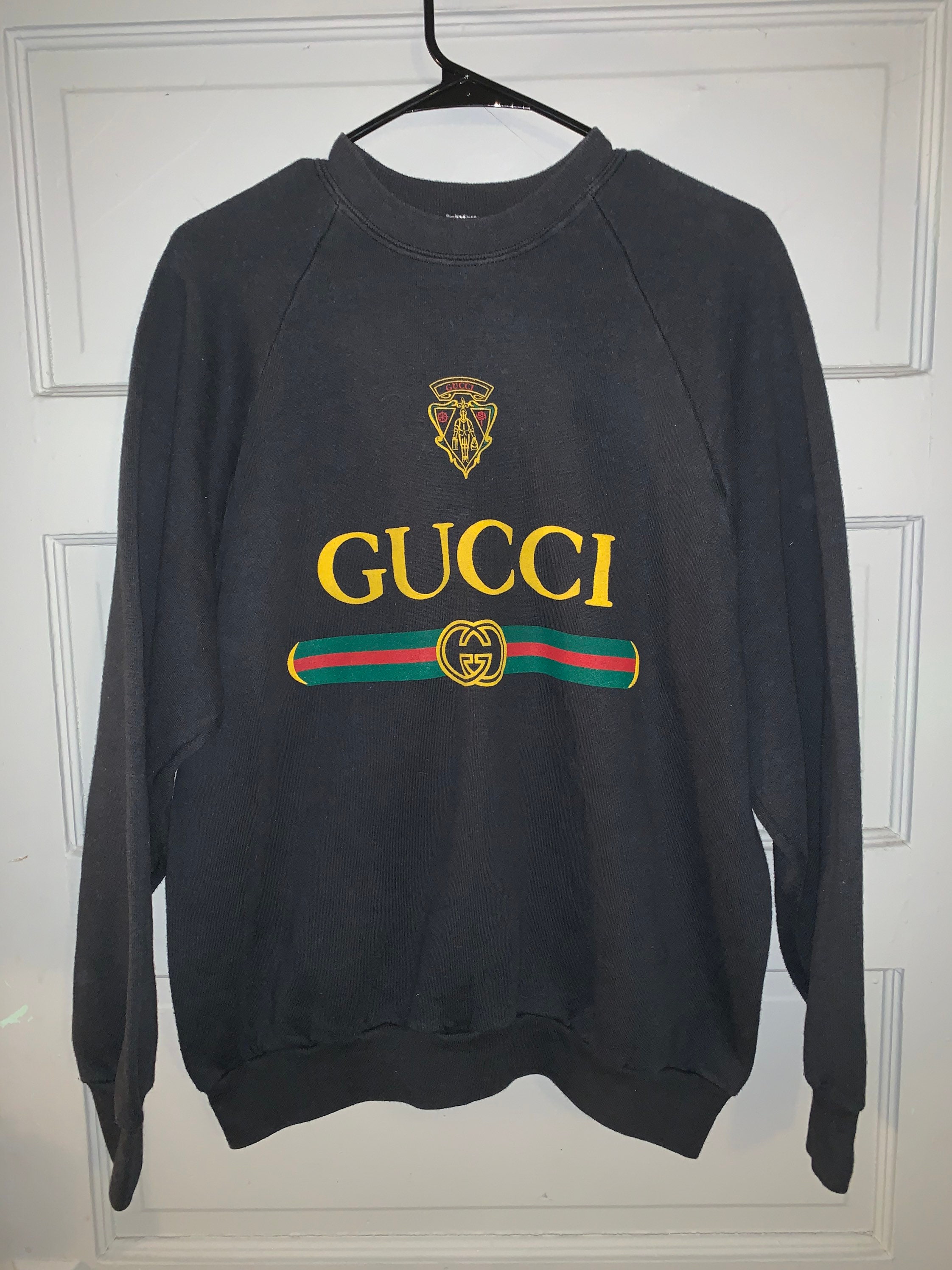 Opfylde Efterligning Banzai Vintage Gucci Crewneck Sweatshirt - Etsy