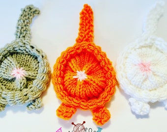 Cat Butt Loom Knitting Pattern