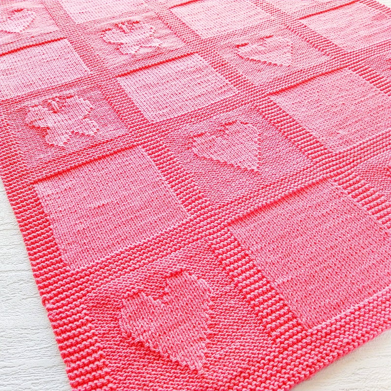 Baby Blanket Knitting Patterns Free Easy Knitting Patterns Etsy