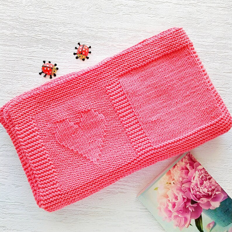 Baby Blanket Knitting Patterns Free Easy Knitting Patterns Etsy