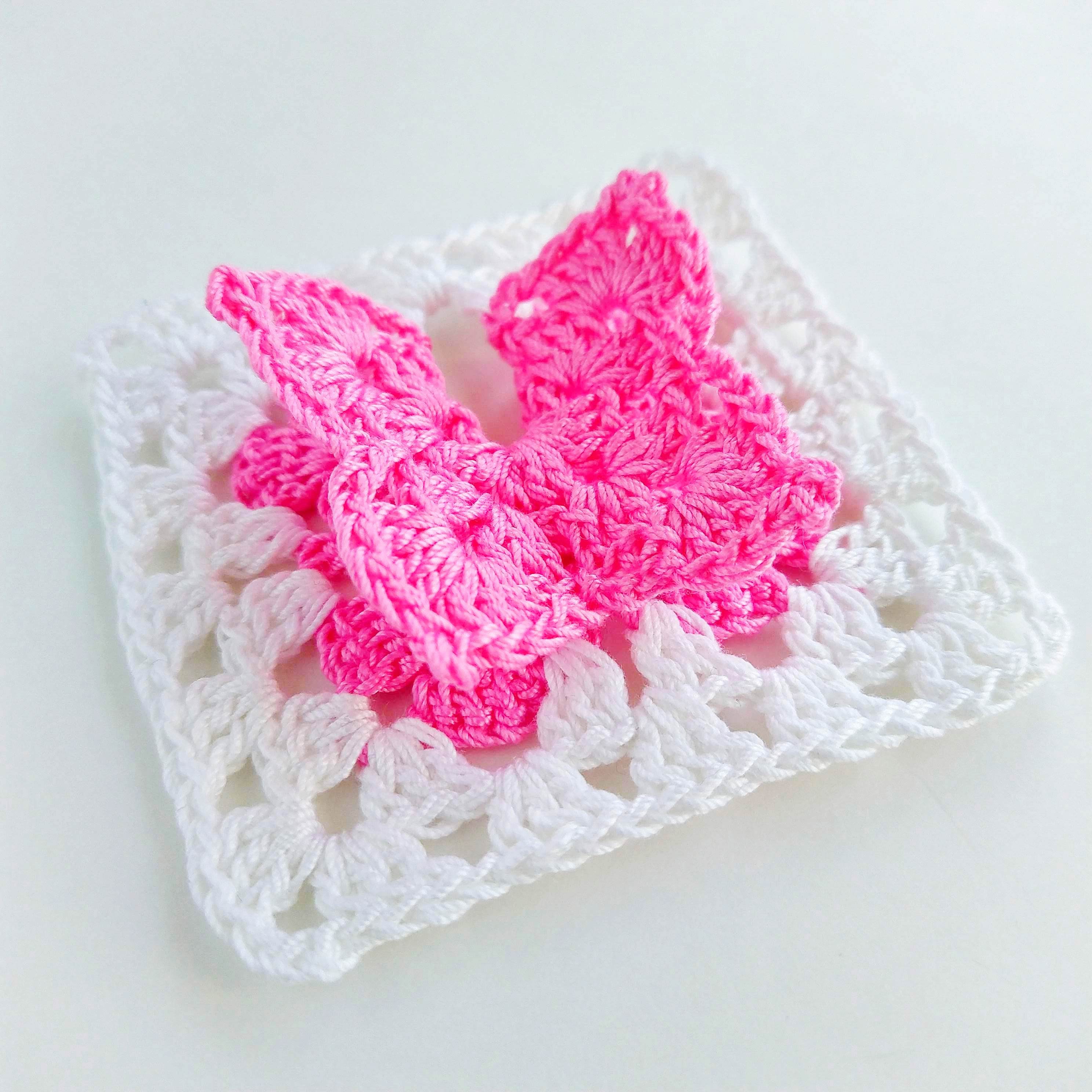 Butterfly crochet pattern Granny square afghan crochet Etsy
