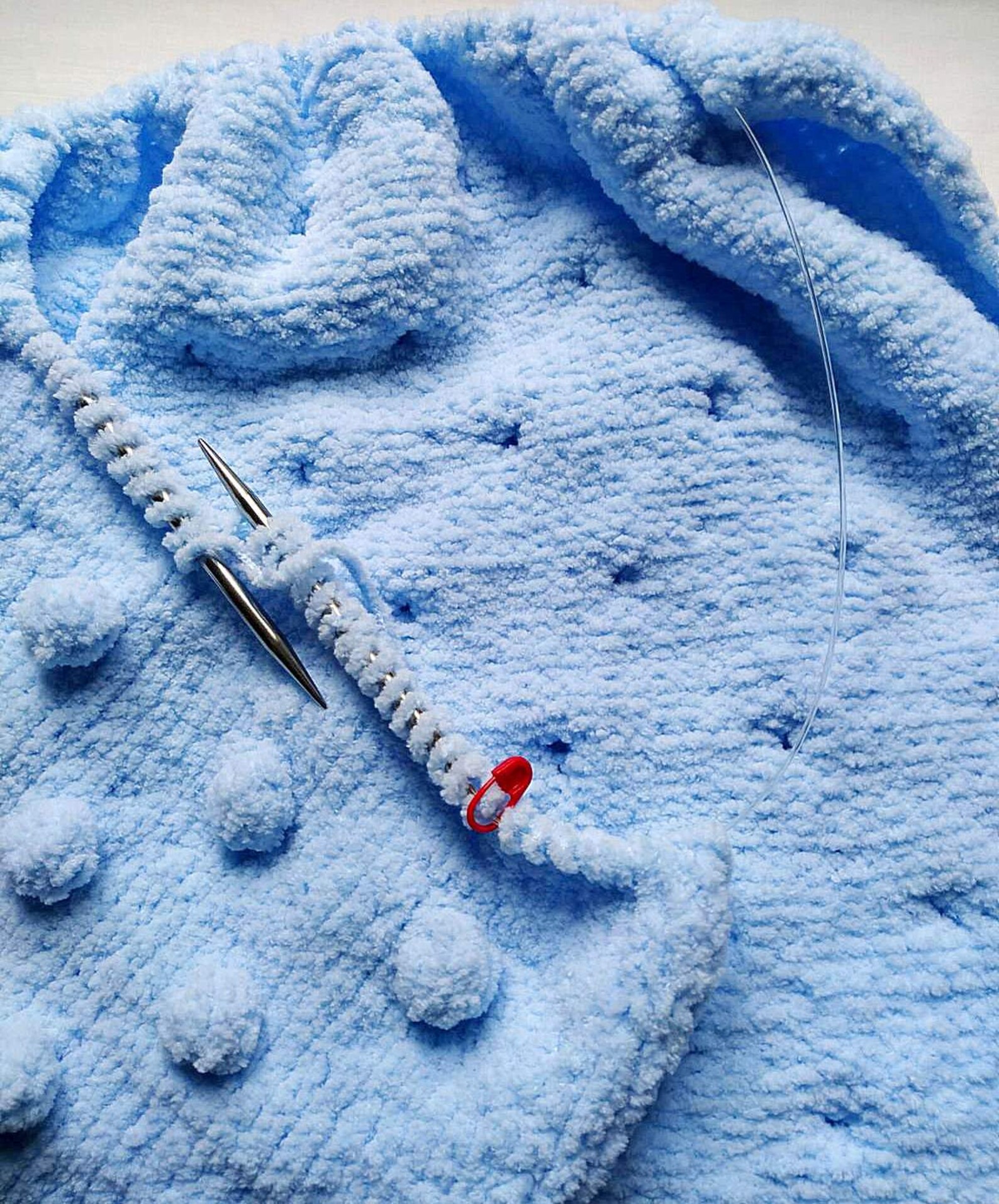 Baby Blanket Knitting Pattern Crochet Chunky Knit Blanket Etsy