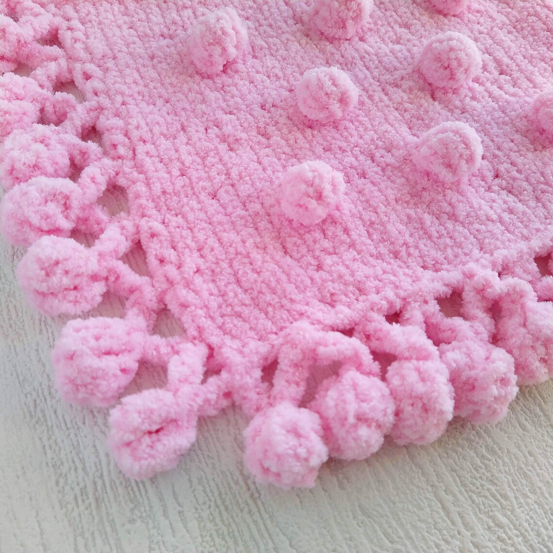 Baby Blanket Knitting Pattern Crochet Chunky Knit Blanket Etsy