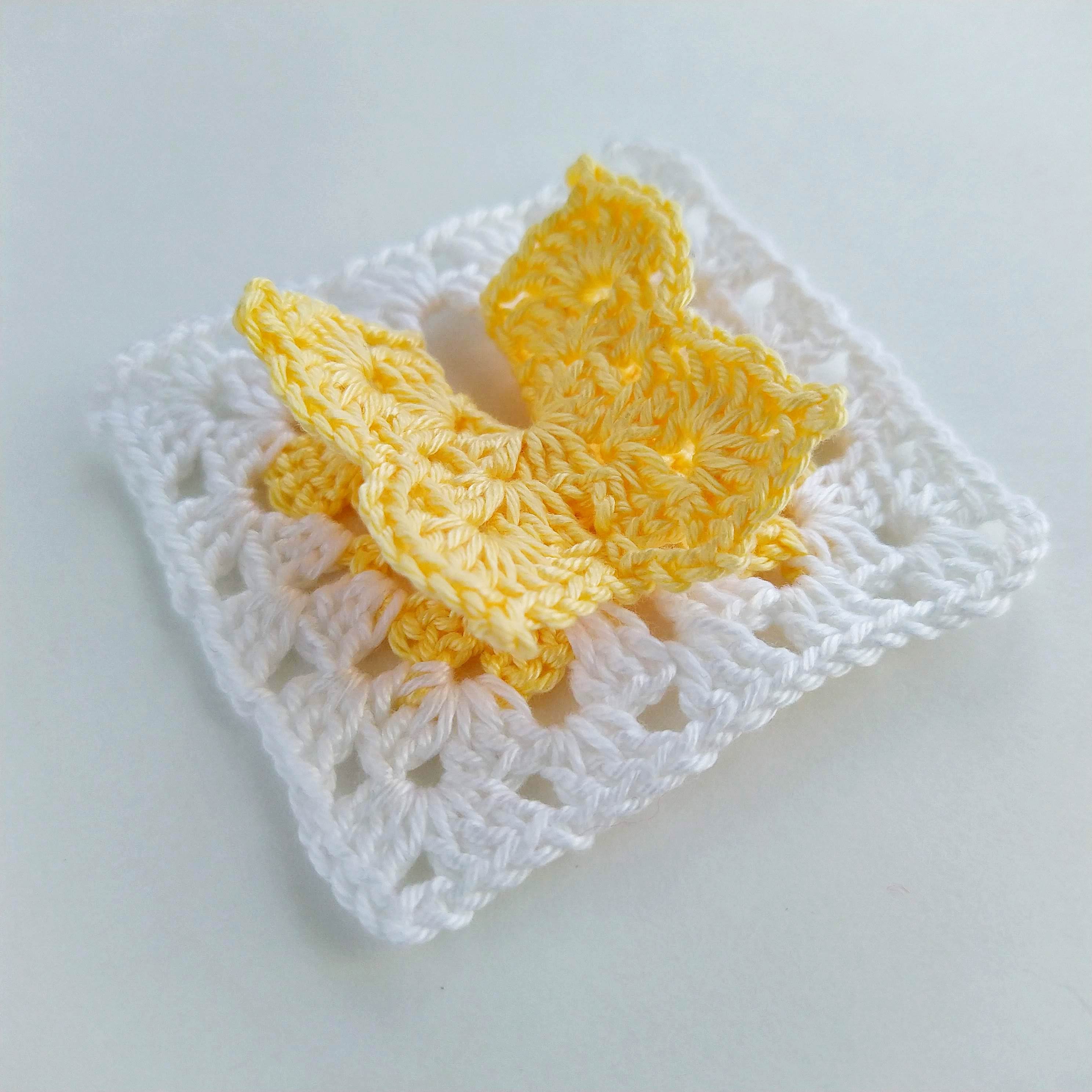 Butterfly crochet pattern Granny square afghan crochet Etsy