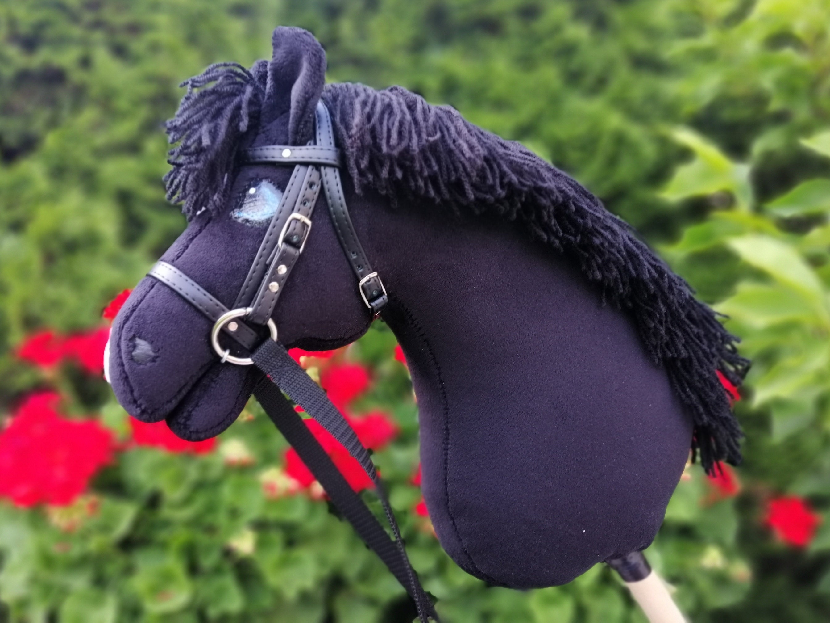 Hobby Horse Black Hobby Pferd Schwarz Etsy