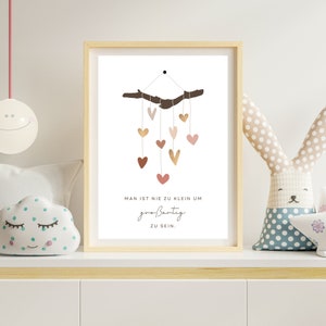 Digitaler Download Poster Kinderzimmer Geschenk zur Geburt Poster Baby Dekoration Kinderzimmer Nordic Design Nursery