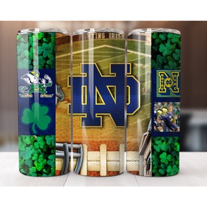 NOTRE DAME Fighting Irish YETI Laser Engraved Tumblers, Colsters and Bottles