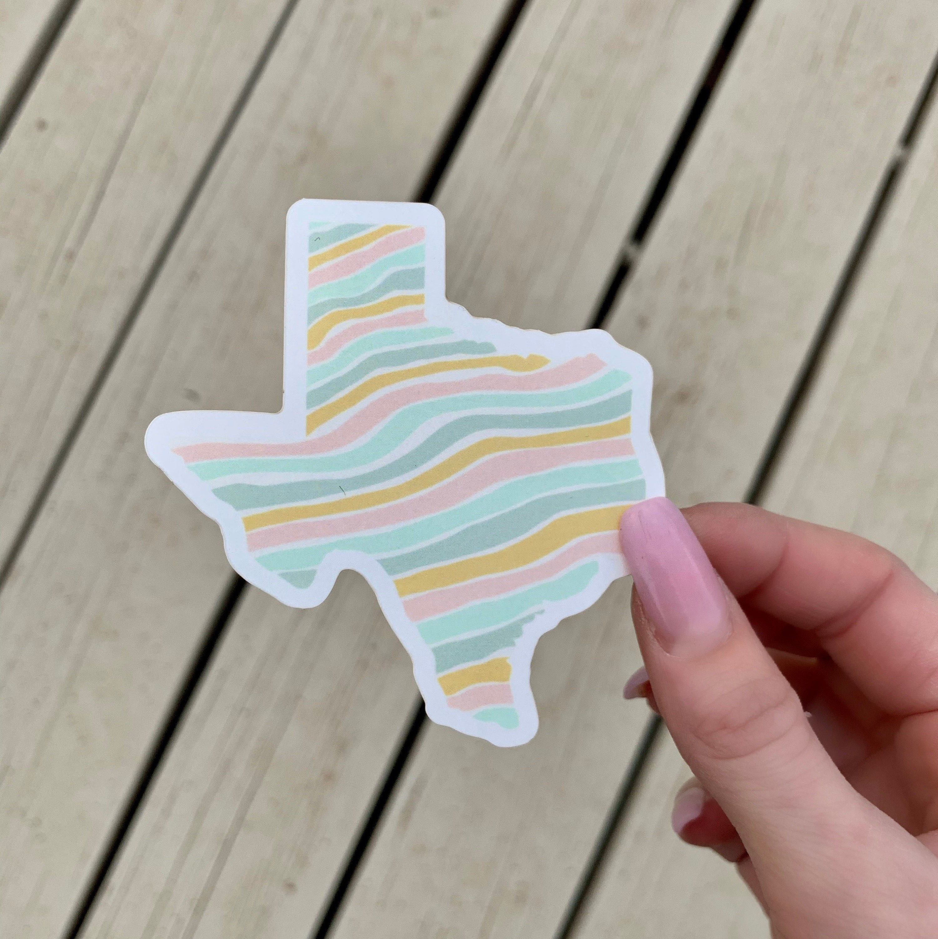 Texas Sticker Etsy