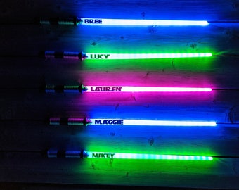 Personalized Light Up Space Saber (Set of 2)