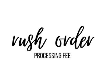 Rush Order Processing