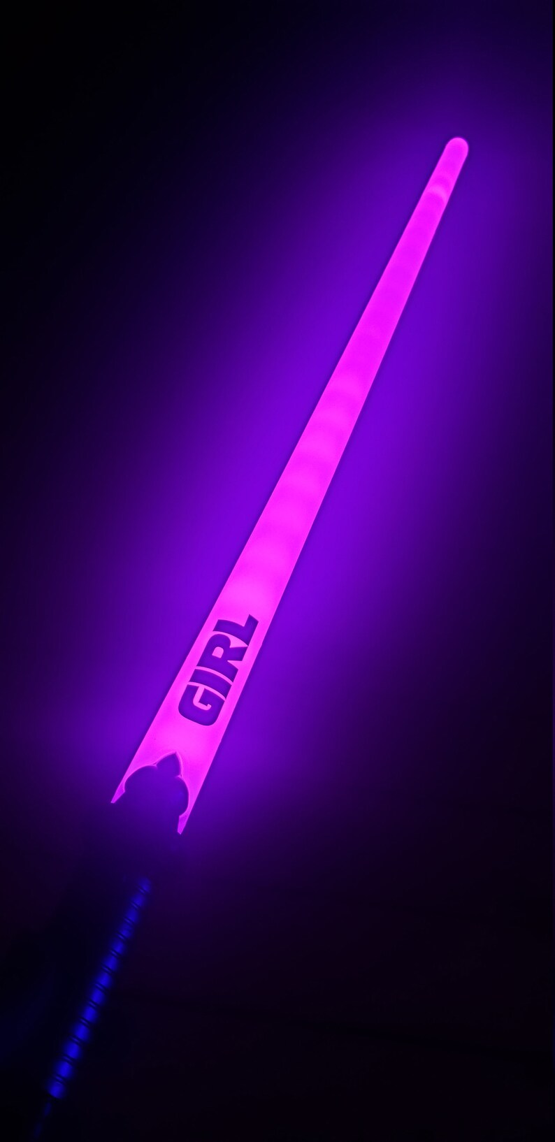Gender Reveal Personalized Light Up Space Sabers Set of 2 Etsy