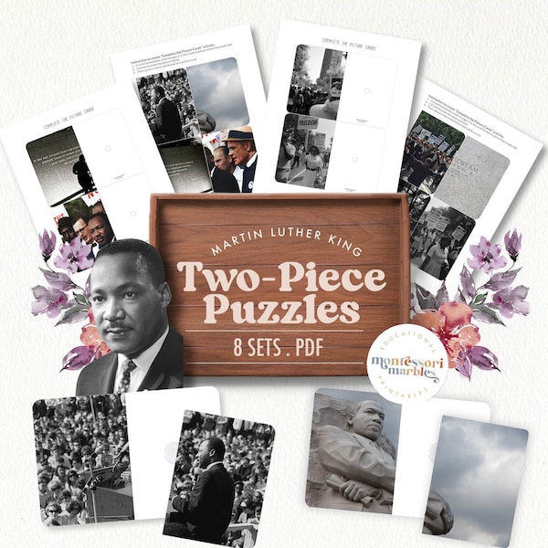 Martin Luther King Puzzle - Etsy