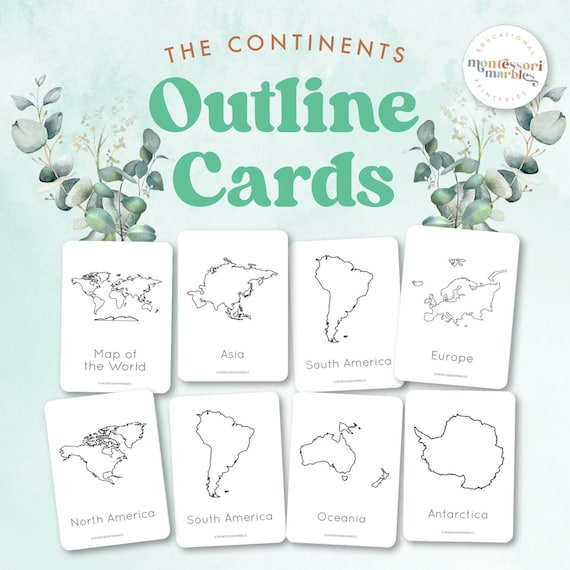 Continents Outline