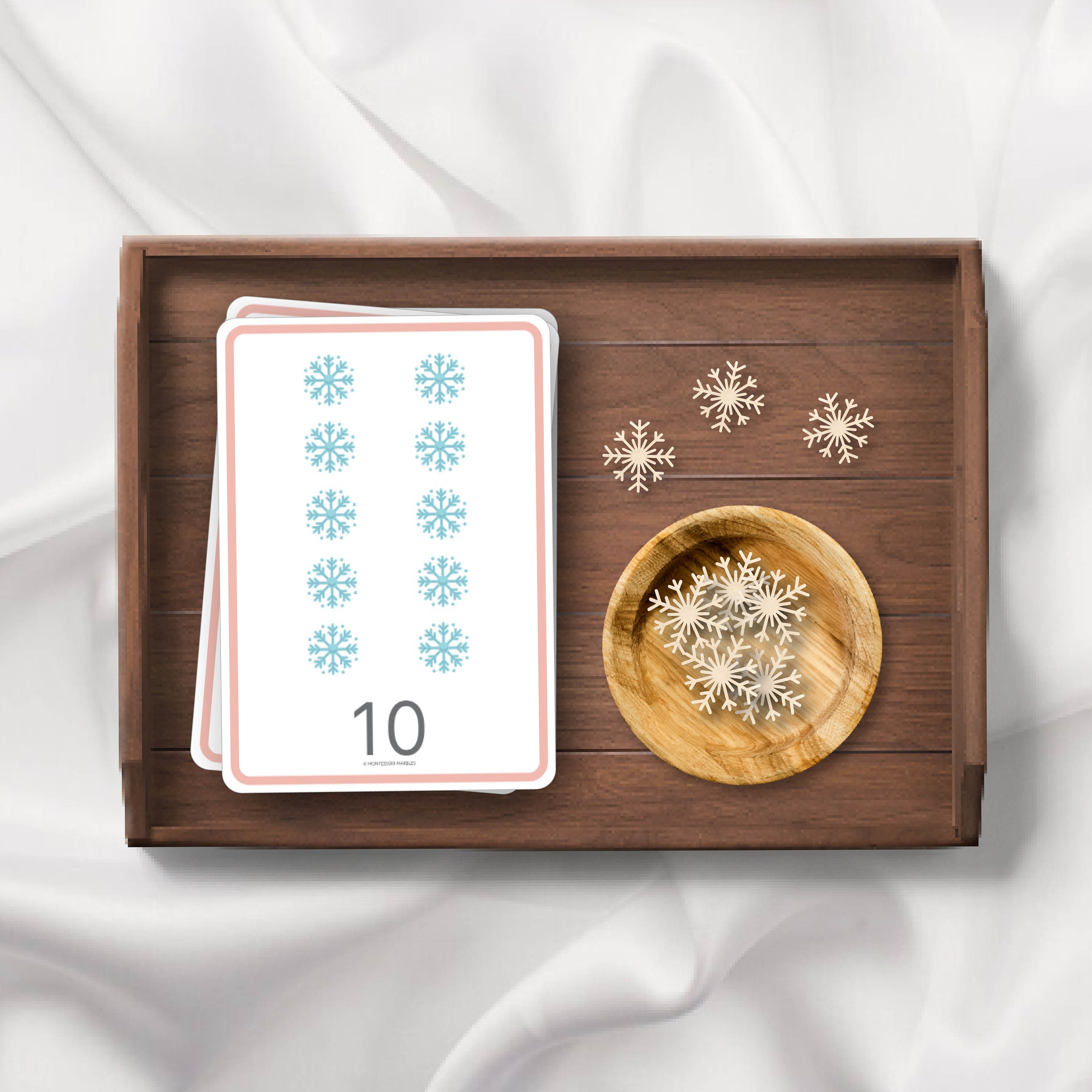 Tarjetas de Conteo de Invierno del 1 al 10 (PDF) / Reconocimiento de ...