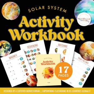 Solar System Activity Workbook: STEM PreK-Kindergarten (Digital Download)