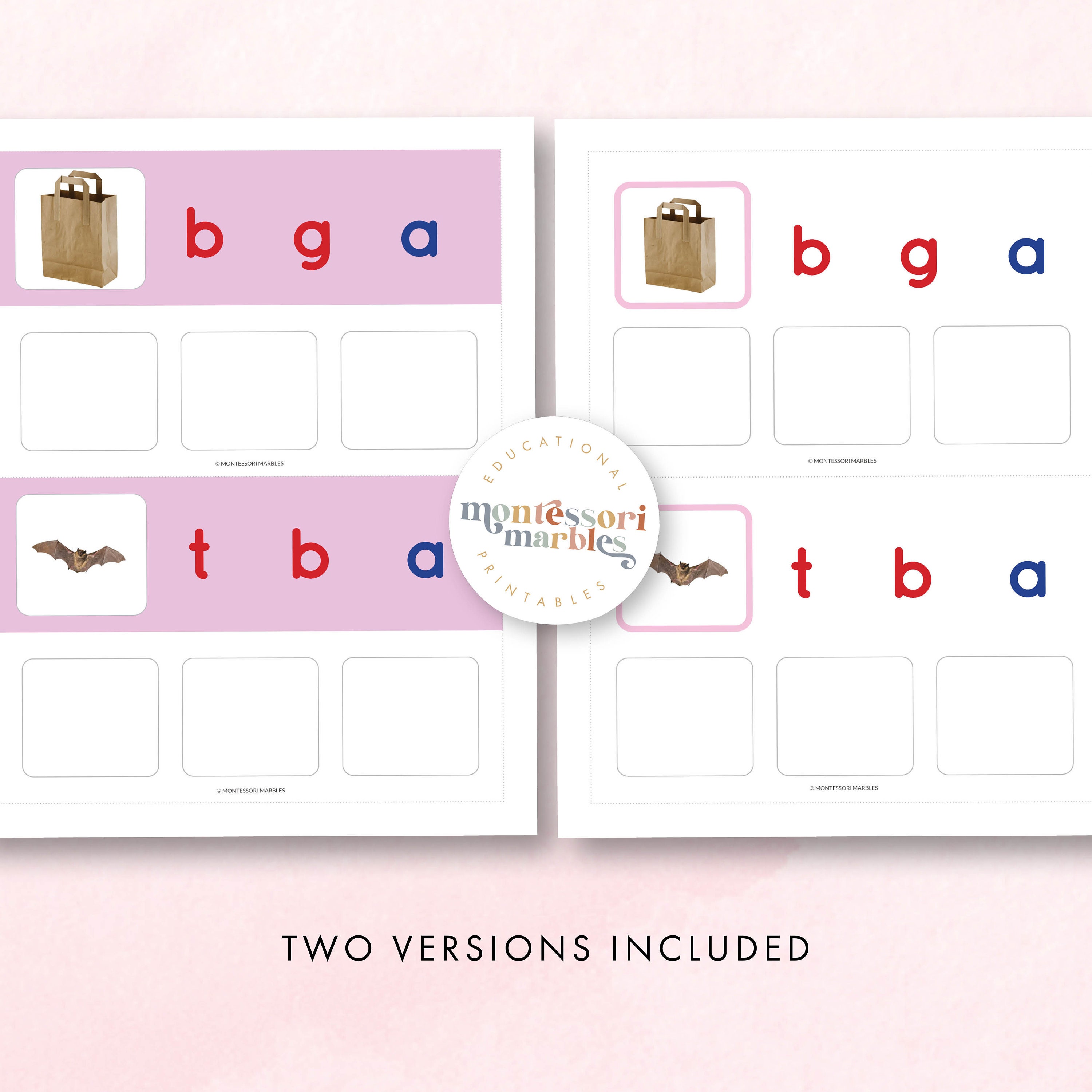 Pink Series Short O Jumbled Word Cards | Montessori Language | CVC ...