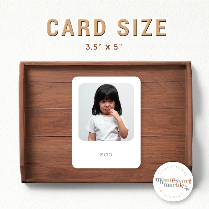 Montessori Emotions Flash Cards | Social Emotional Learning Spanish ...