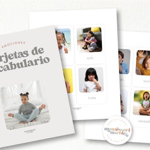 Montessori Emotions Flash Cards | Social Emotional Learning Spanish ...