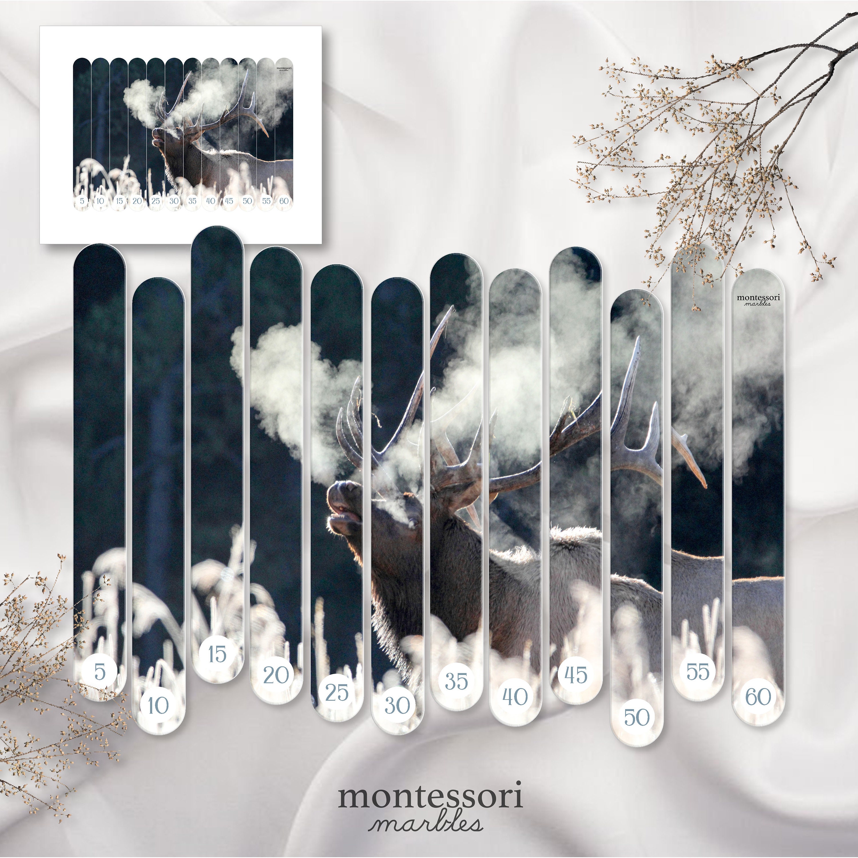Polar Animals Skip Counting Puzzles | Montessori Mathematics | Math ...