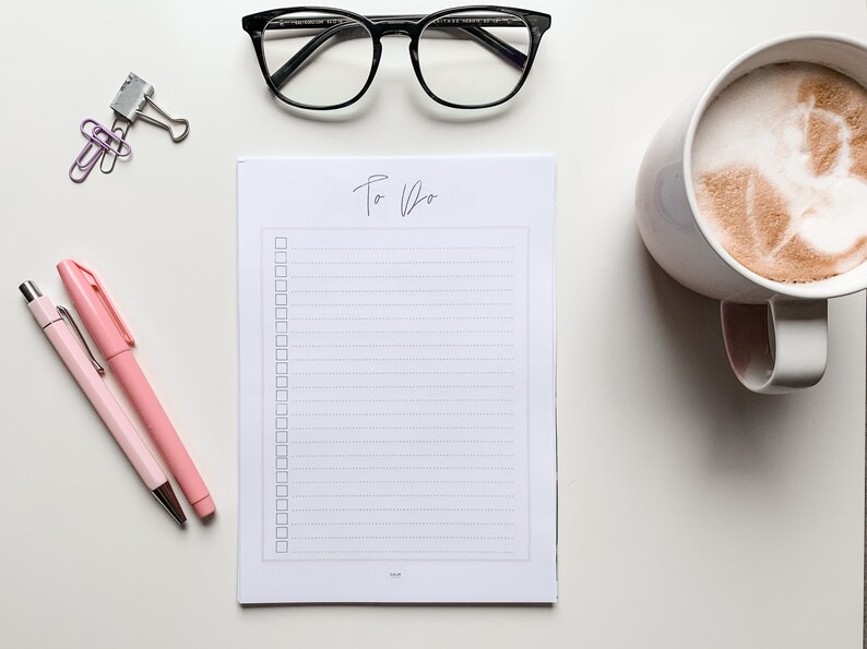 Printed Todo List A5 Planner Insert. A5 Filofax Insert Etsy UK