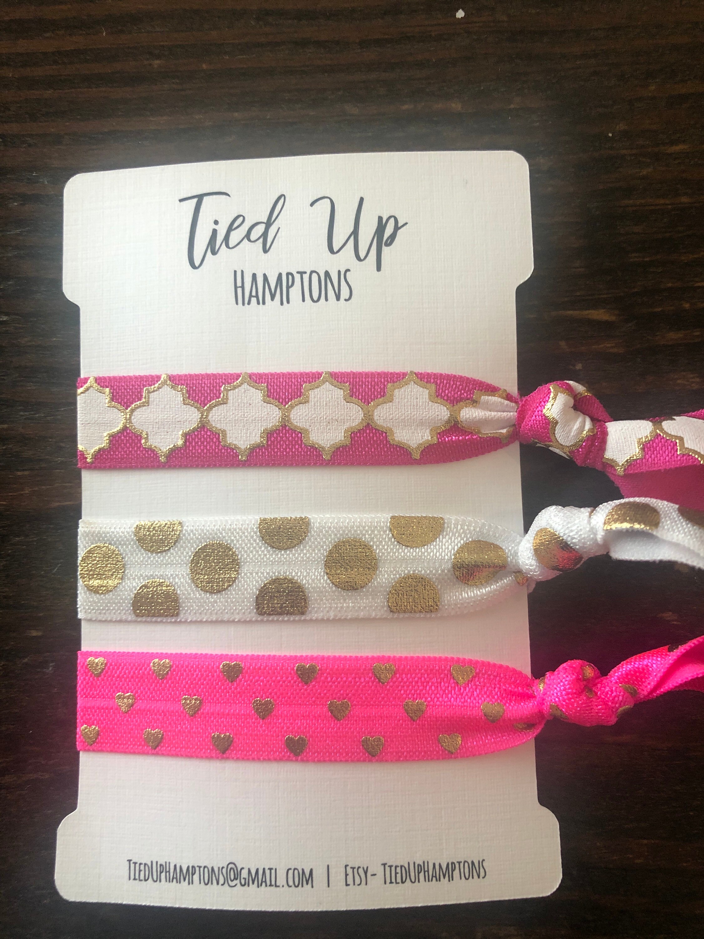 Beach 5 Hair Tie Set Etsy