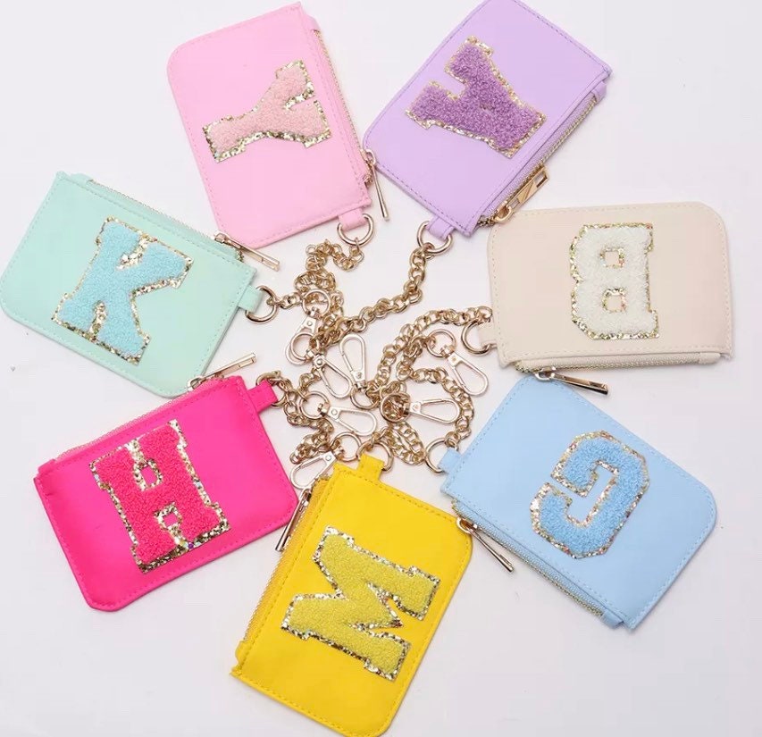 Nylon Mini Coin Purse With Gold Hardware Great for 