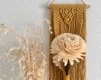 Suspension en macramé pour plante