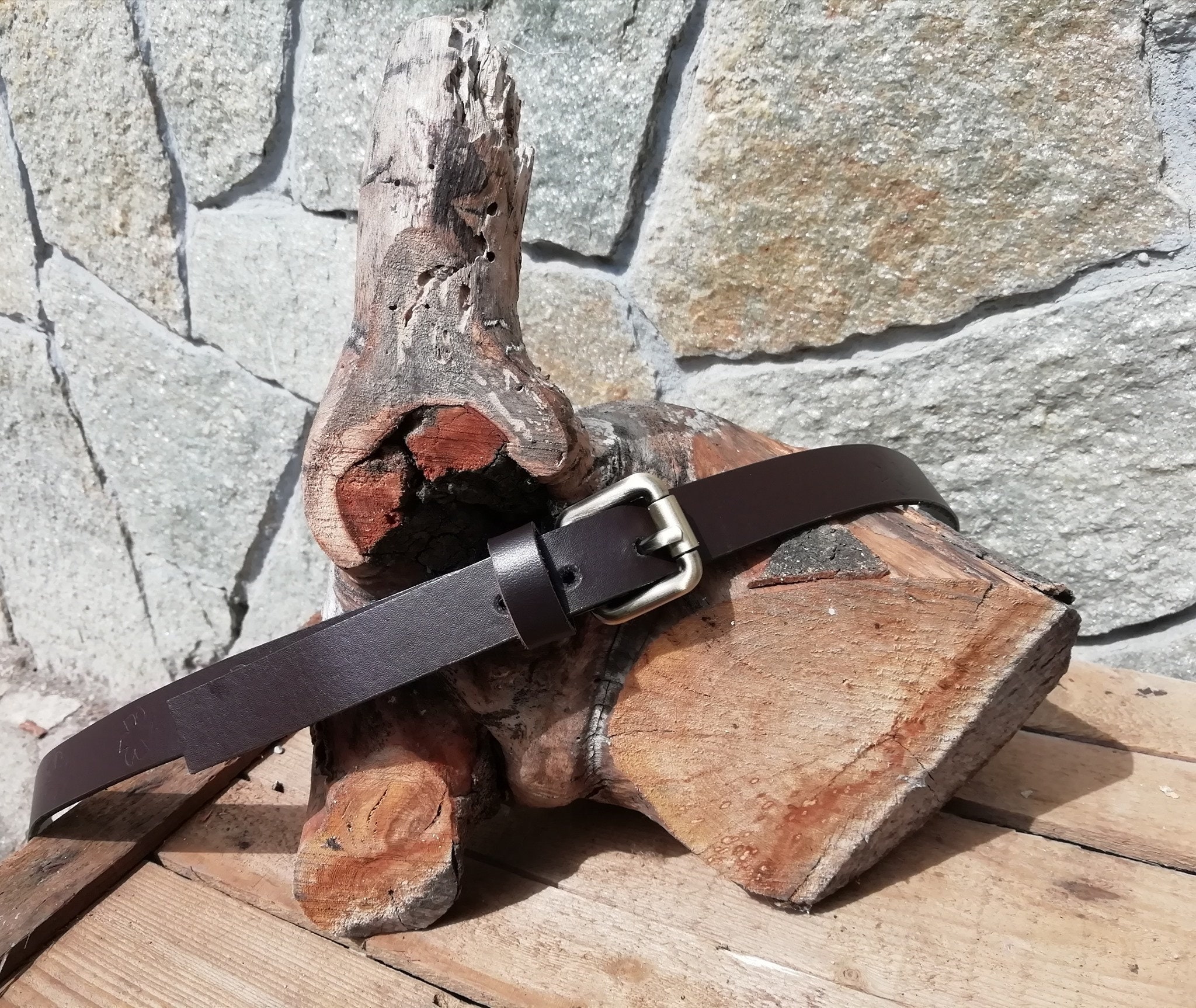 Hand made leather belt Etsy