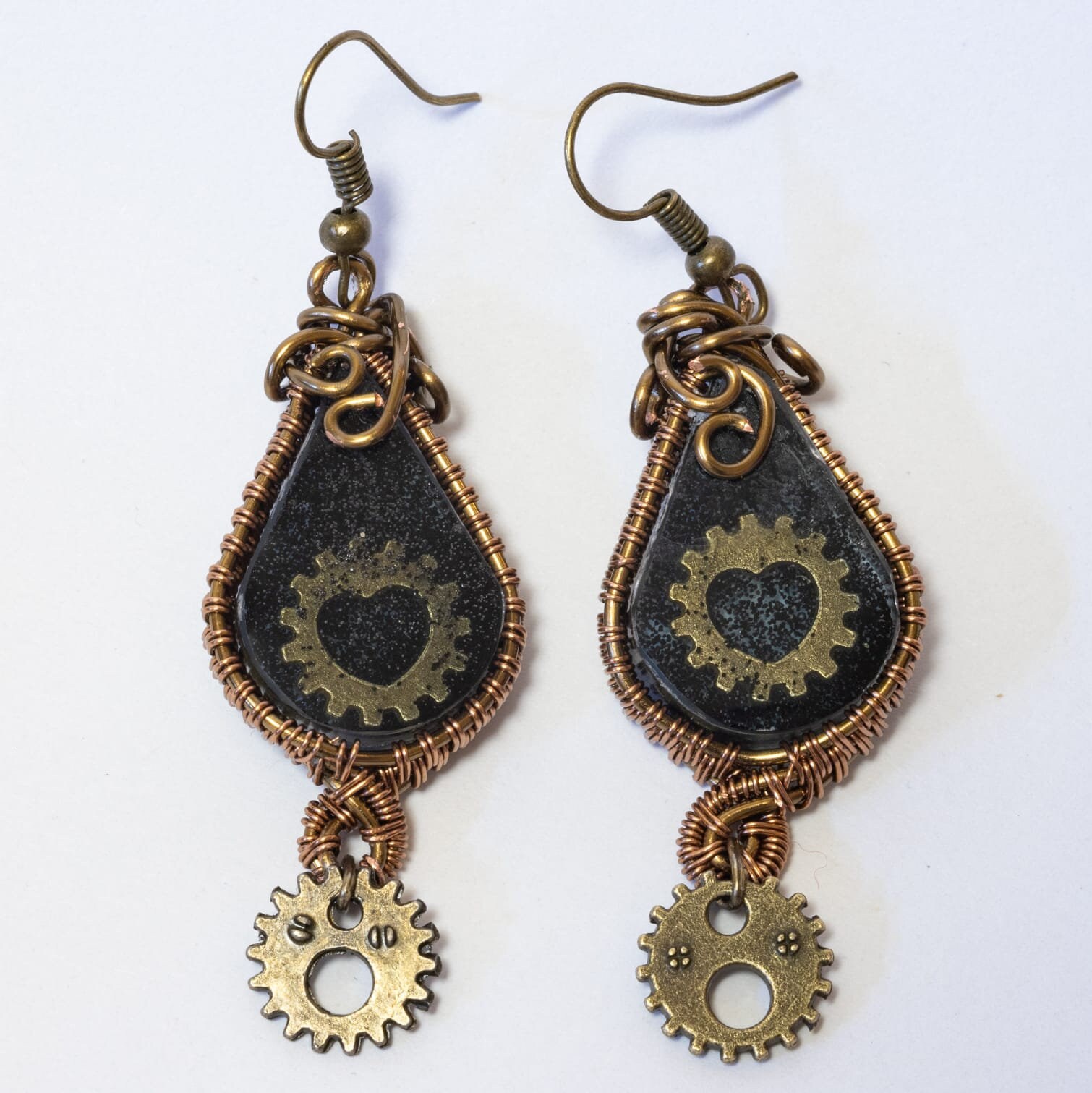 Steampunk earrings Clearance