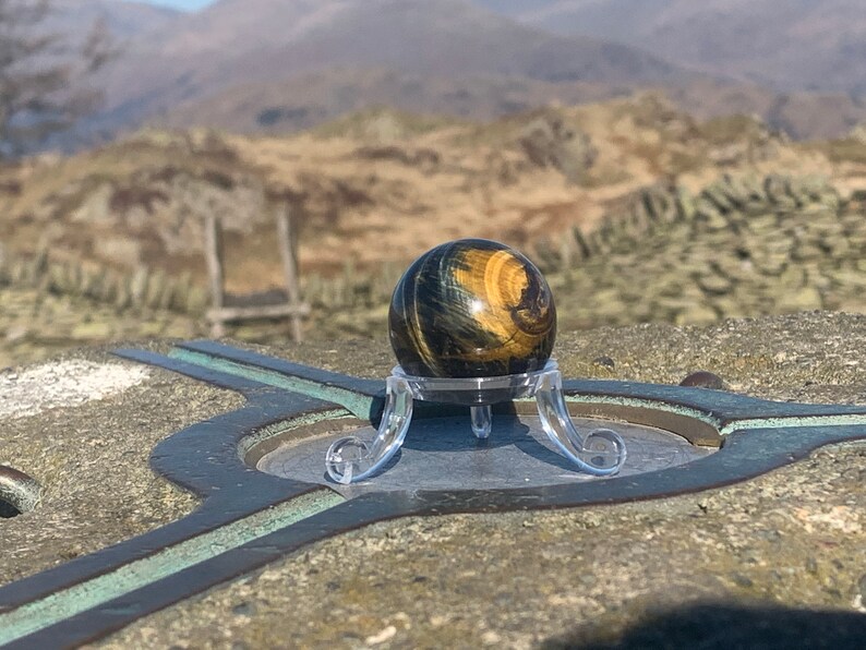 Tigers eye spherecrystal ball