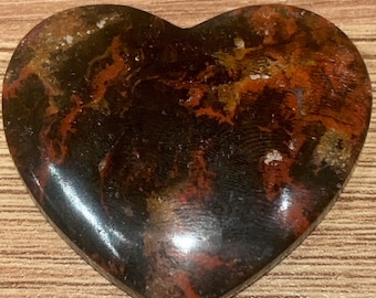 Red jasper heart cabochons