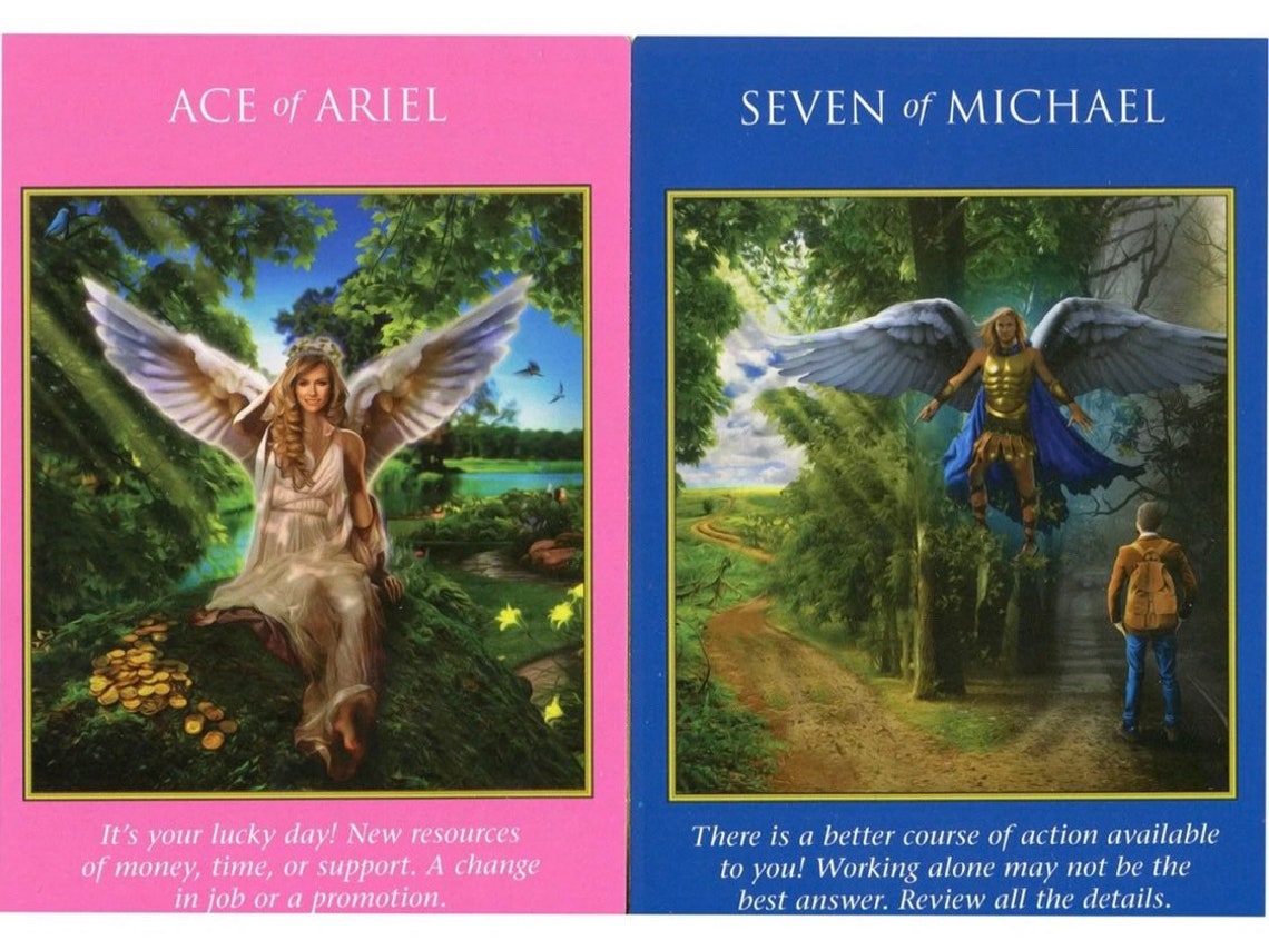 Archangel Power Tarot Card Deck With Guidebook Witch Goth - Etsy UK