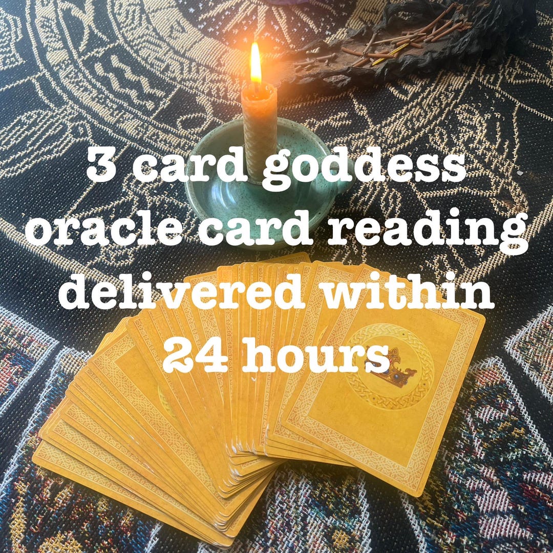 3 Card Goddess Oracle Card Reading: Spiritual Guidance - Etsy