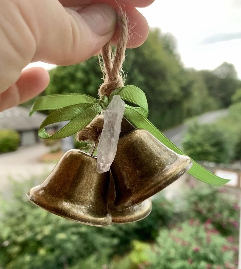 Hanging Jingle Witch Bells Decorations With Clear Quartz Etsy UK
